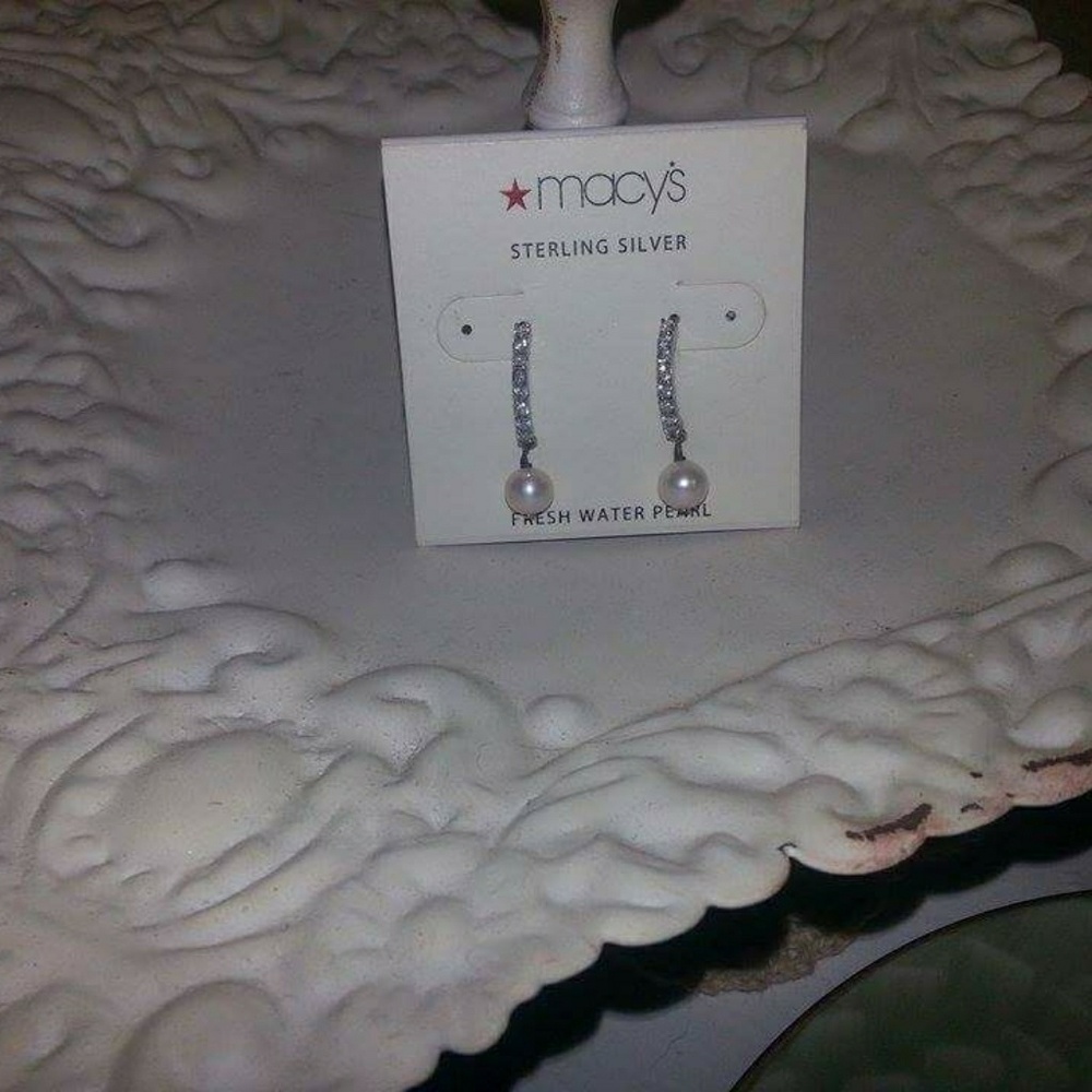 Pearl Sterling earrings